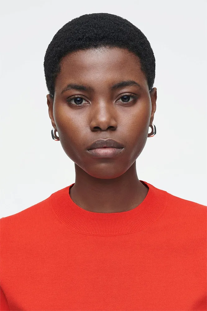 Трикотажный топ классического кроя COS