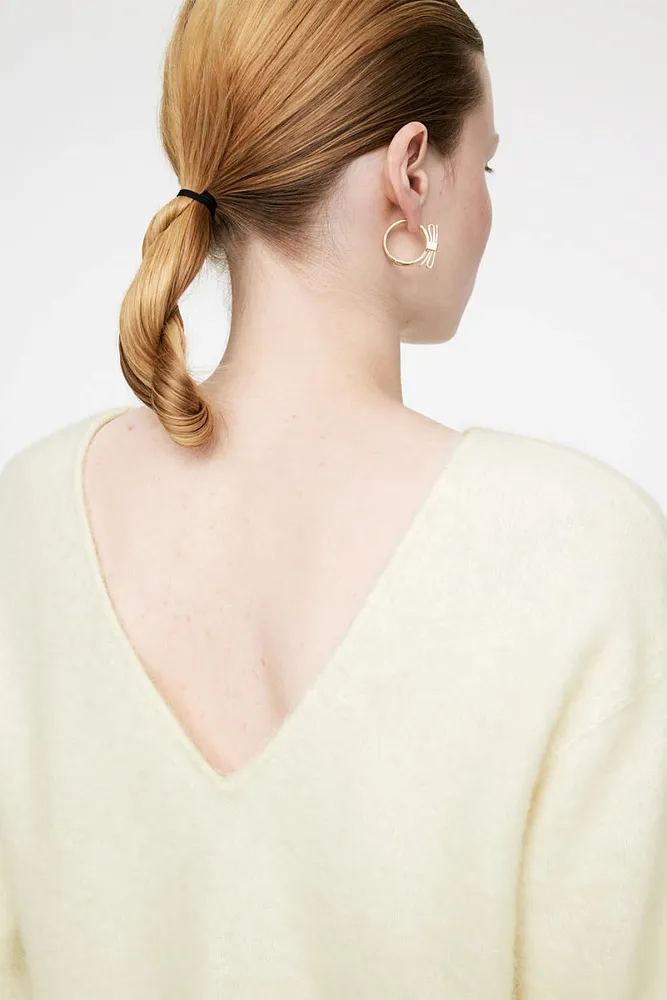 Джемпер из смеси альпаки и шерсти ARKET