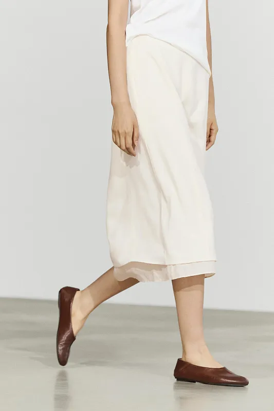 Балетки из мягкой кожи MASSIMO DUTTI Балетки из мягкой кожи MASSIMO DUTTI