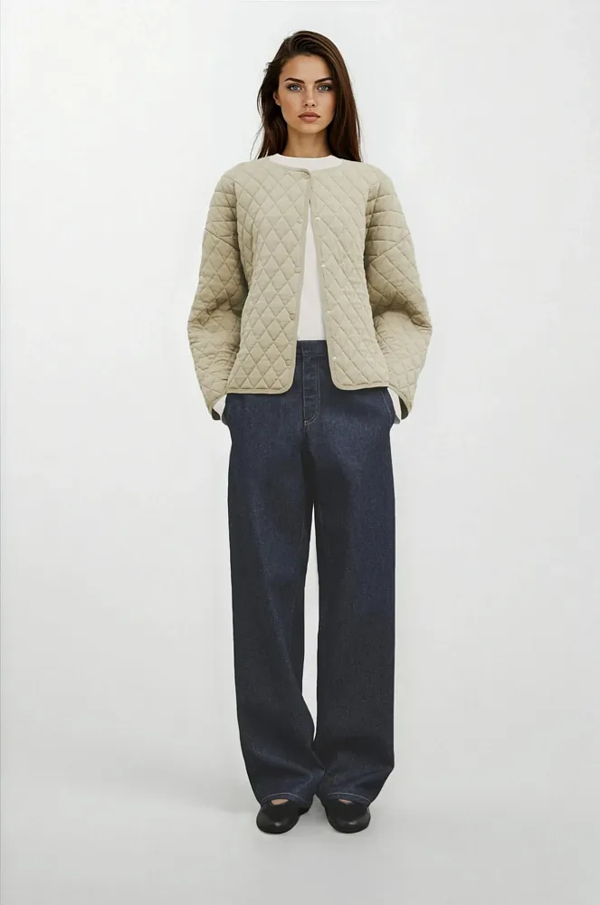 Стеганый бомбер Стеганый бомбер