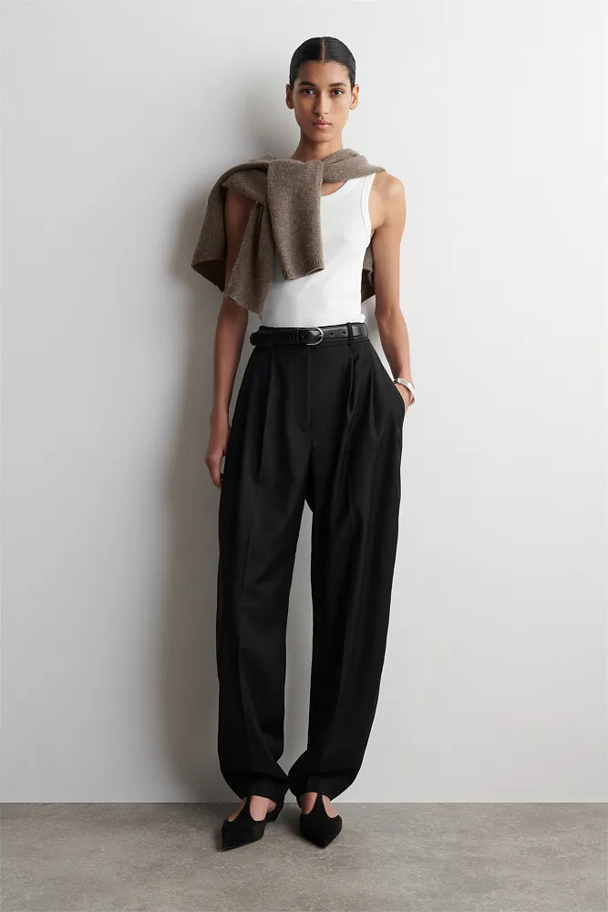 Майка в рубчик COS