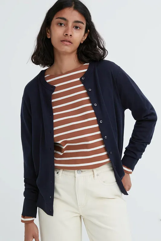 Кардиган из тонкой шерсти мериноса