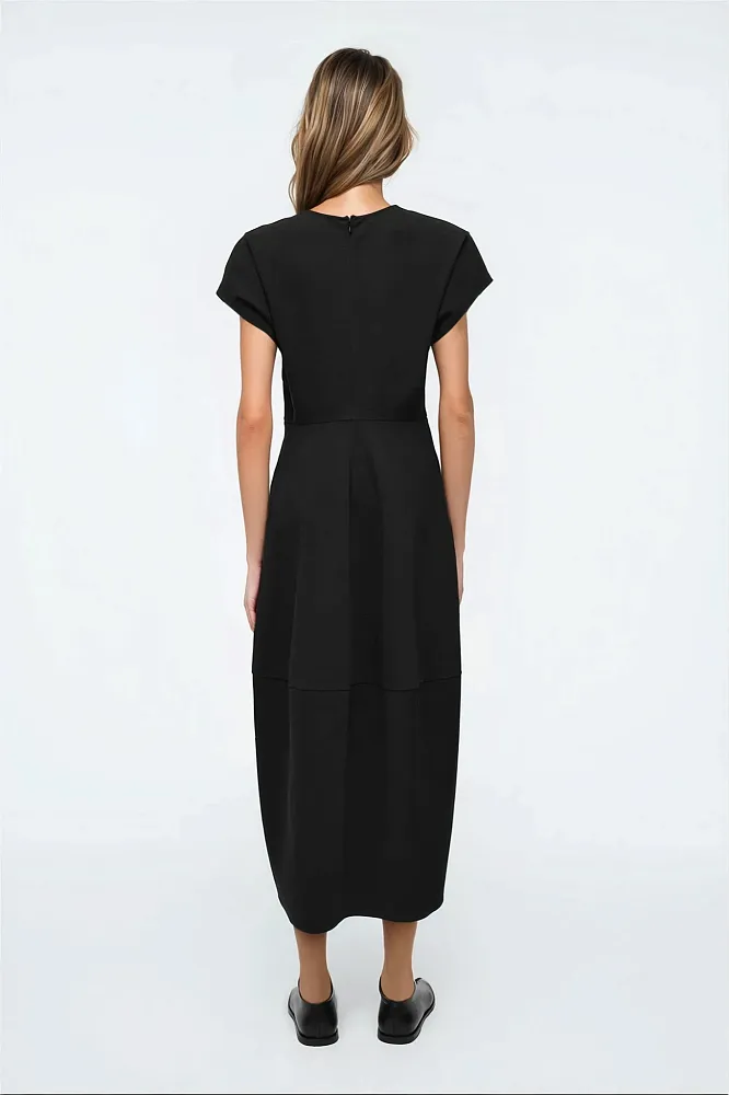 Платье-миди из мягкого хлопка COS