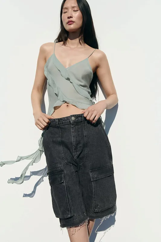 Шорты бермуды ZARA   Шорты бермуды ZARA