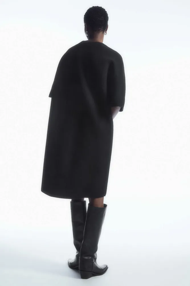 Платье-футболка oversize из шерсти COS