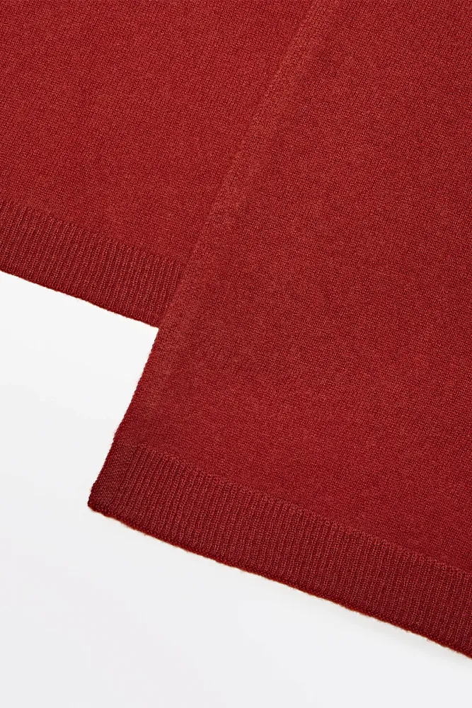 Шарф из тонкой смеси шерсти MASSIMO DUTTI