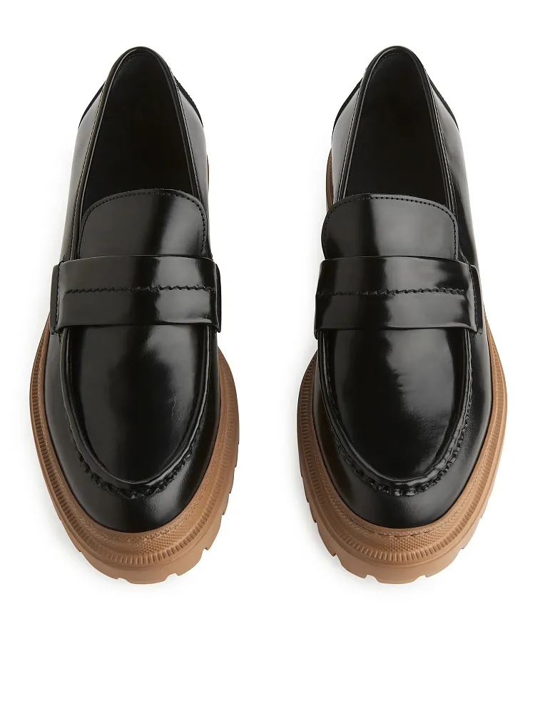 Кожаные лоферы ARKET