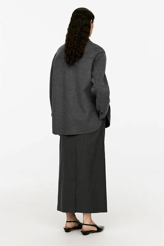 Рубашка из смесовой шерсти ARKET Рубашка из смесовой шерсти ARKET