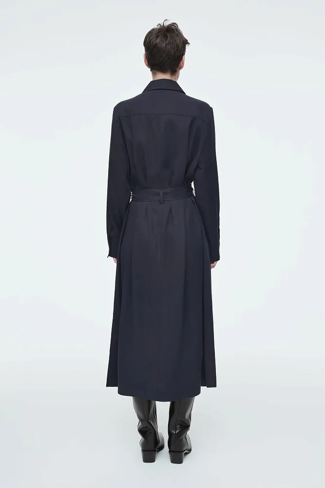 Платье-рубашка с поясом COS