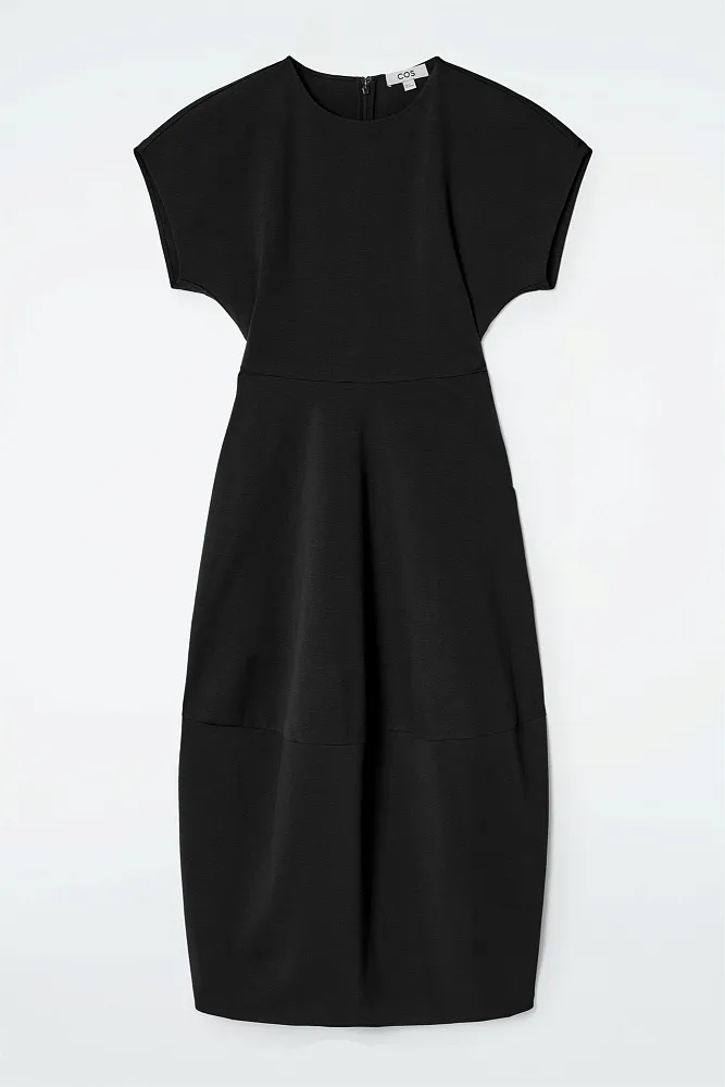 Платье-миди из мягкого хлопка COS