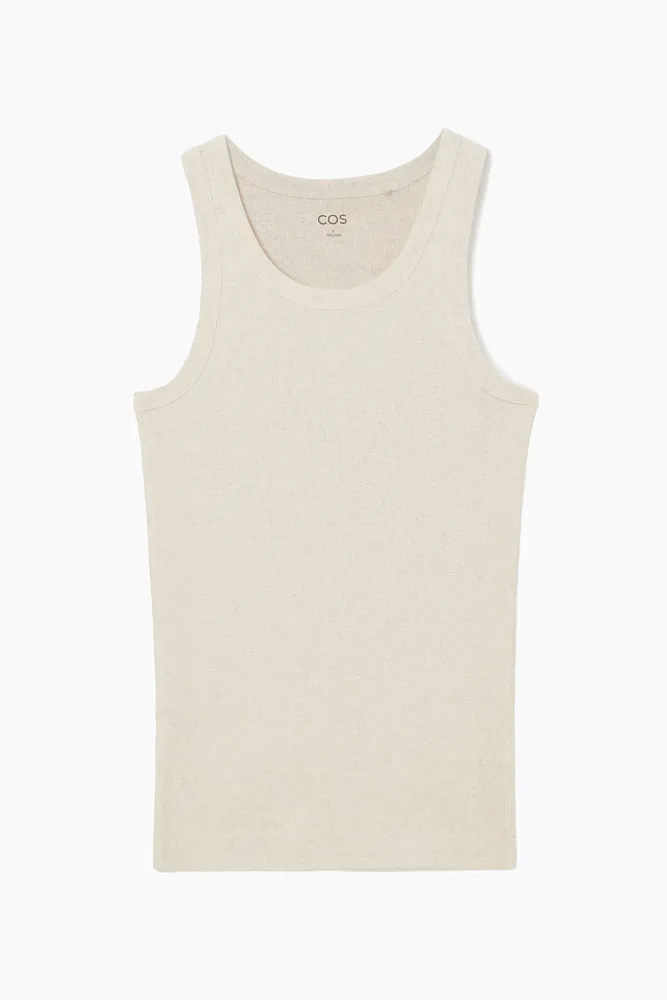 Майка в рубчик COS