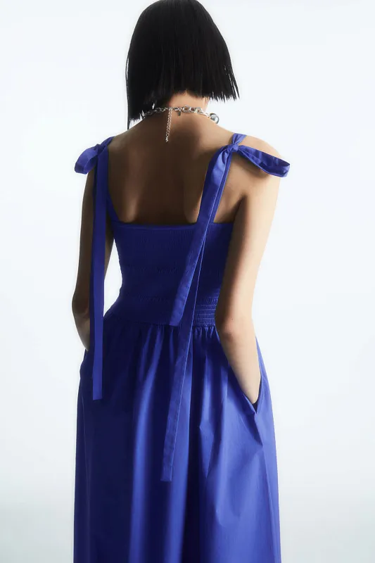 Платье миди с завязками COS Платье миди с завязками COS