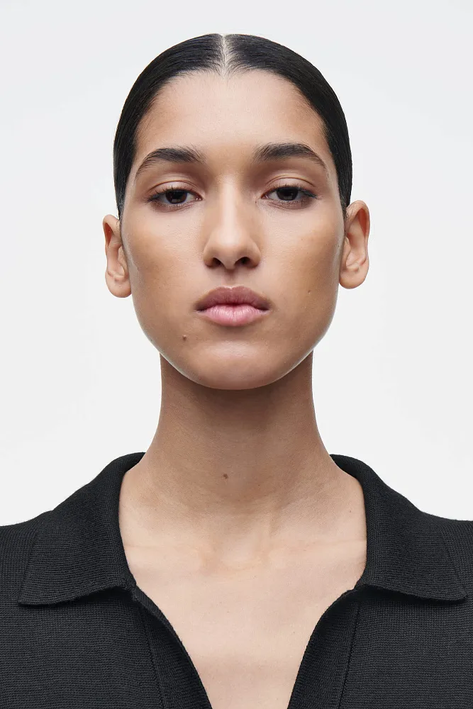 Платье-поло из мериносовой шерсти COS