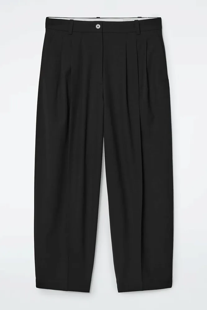 Широкие брюки со складками COS