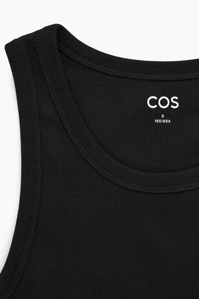 Майка в рубчик COS