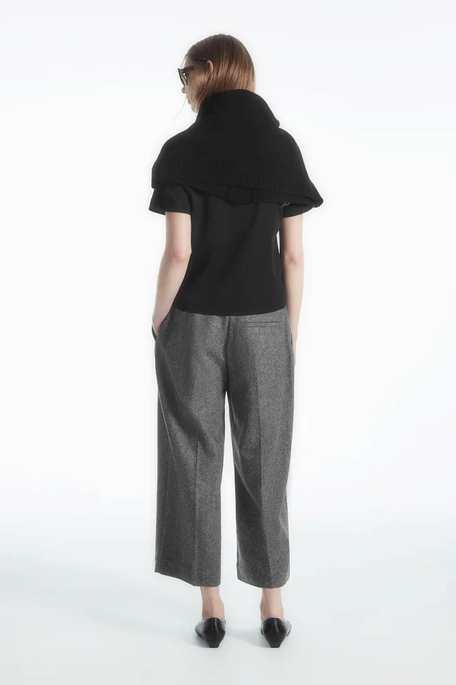 Кюлоты из шерсти и фланели COS