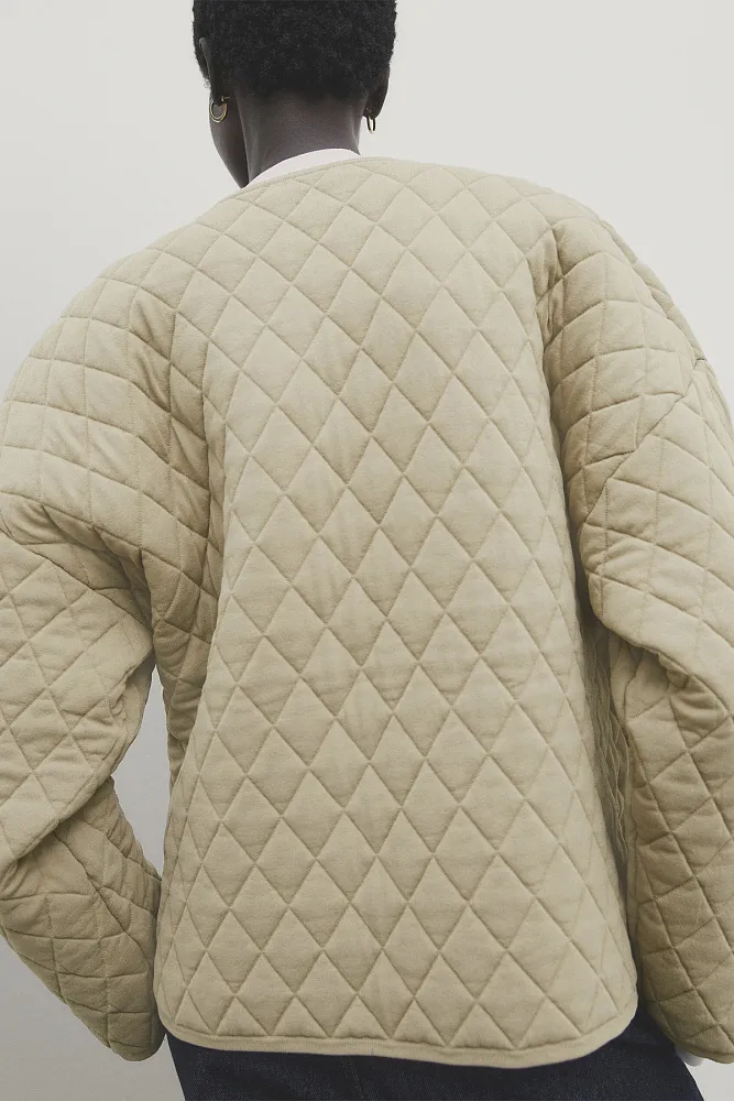 Стеганый бомбер MASSIMO DUTTI