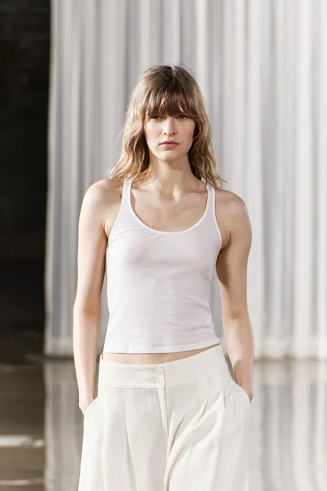 Льняные брюки ZARA