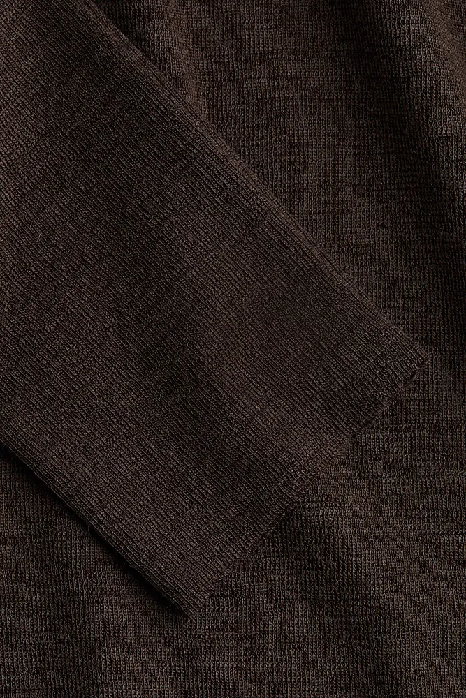 Лонгслив из тонкой шерсти мериноса H&M