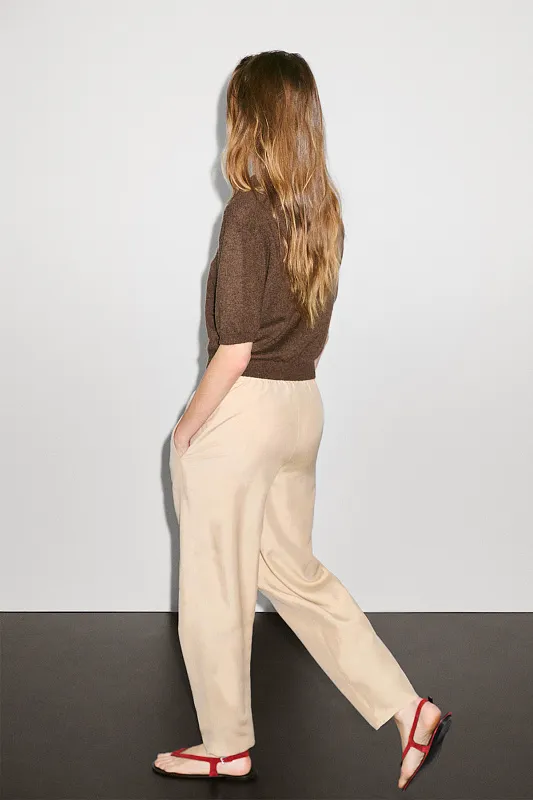 Джемпер-поло из 100% кашемира MASSIMO DUTTI Джемпер-поло из 100% кашемира MASSIMO DUTTI