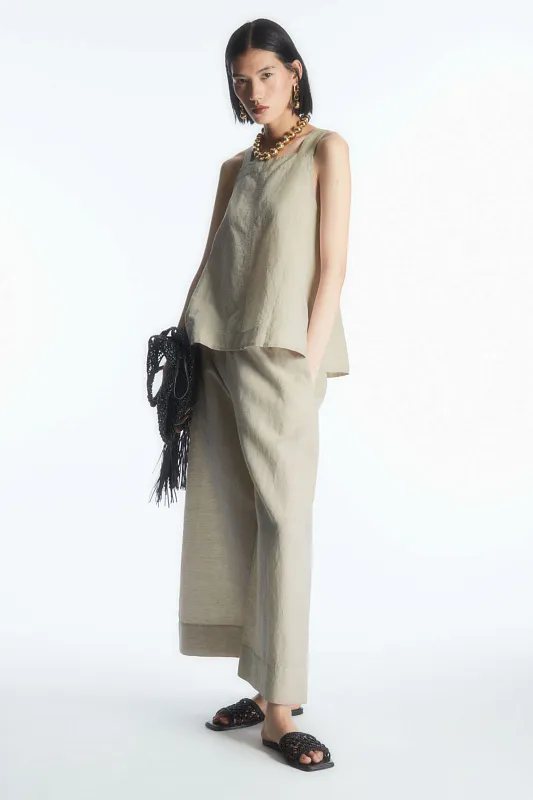 Льняной топ COS  