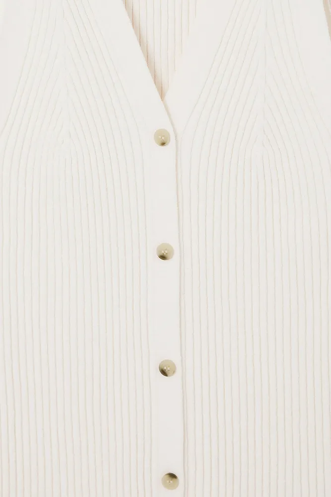 Трикотажный жилет с v-образным вырезом COS