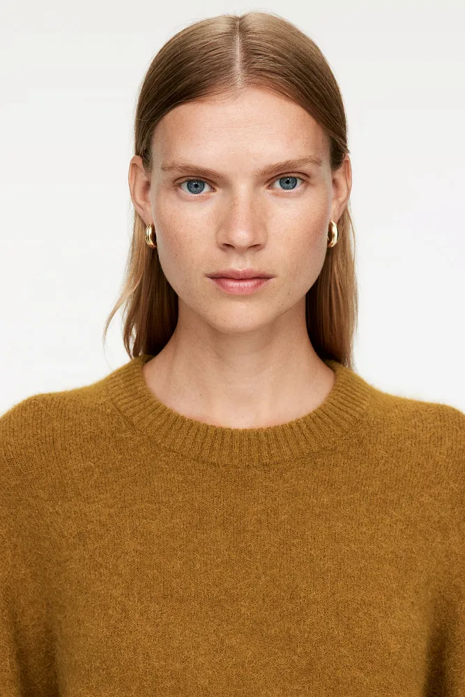 Джемпер из смеси альпаки и шерсти ARKET