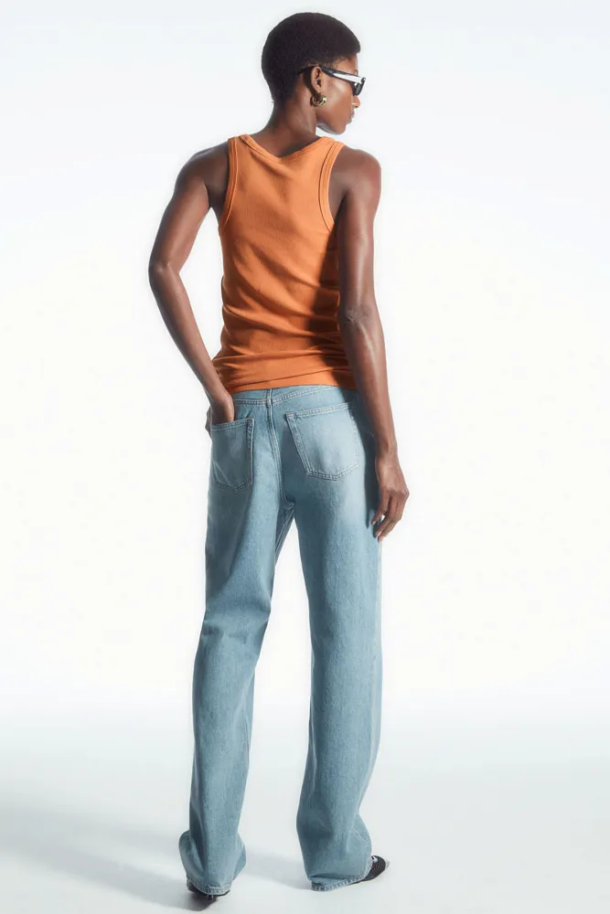 Майка в рубчик COS