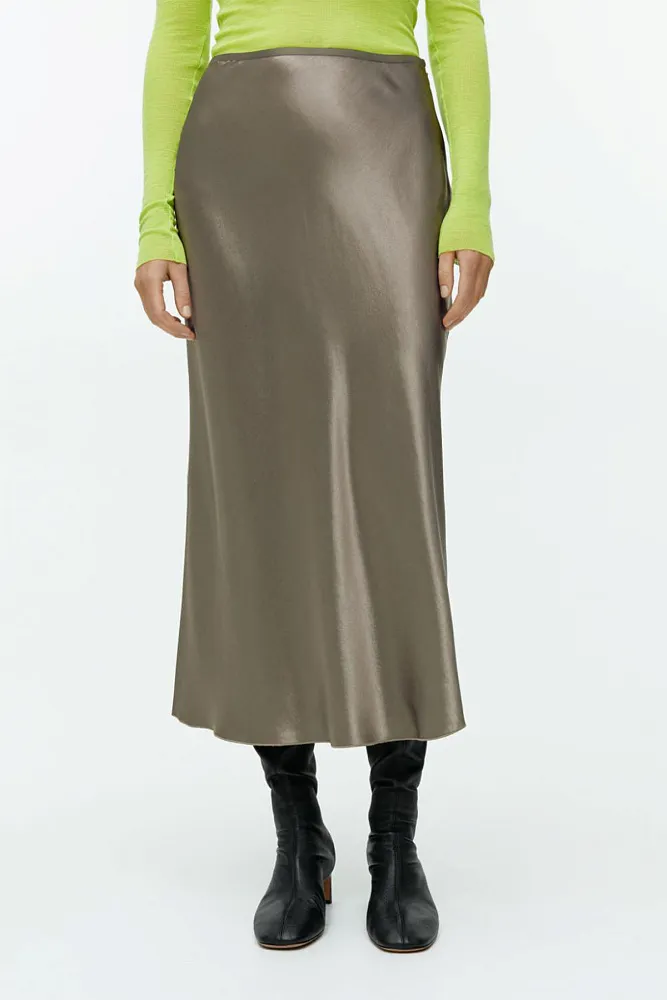 Атласная юбка ARKET