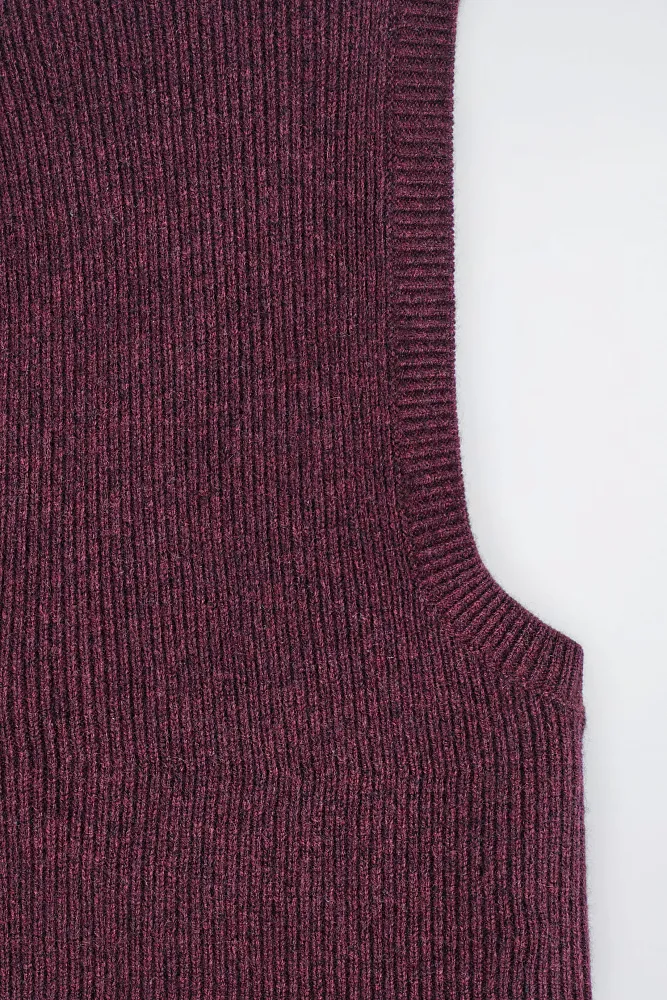 Балаклава в рубчик из шерсти и кашемира COS