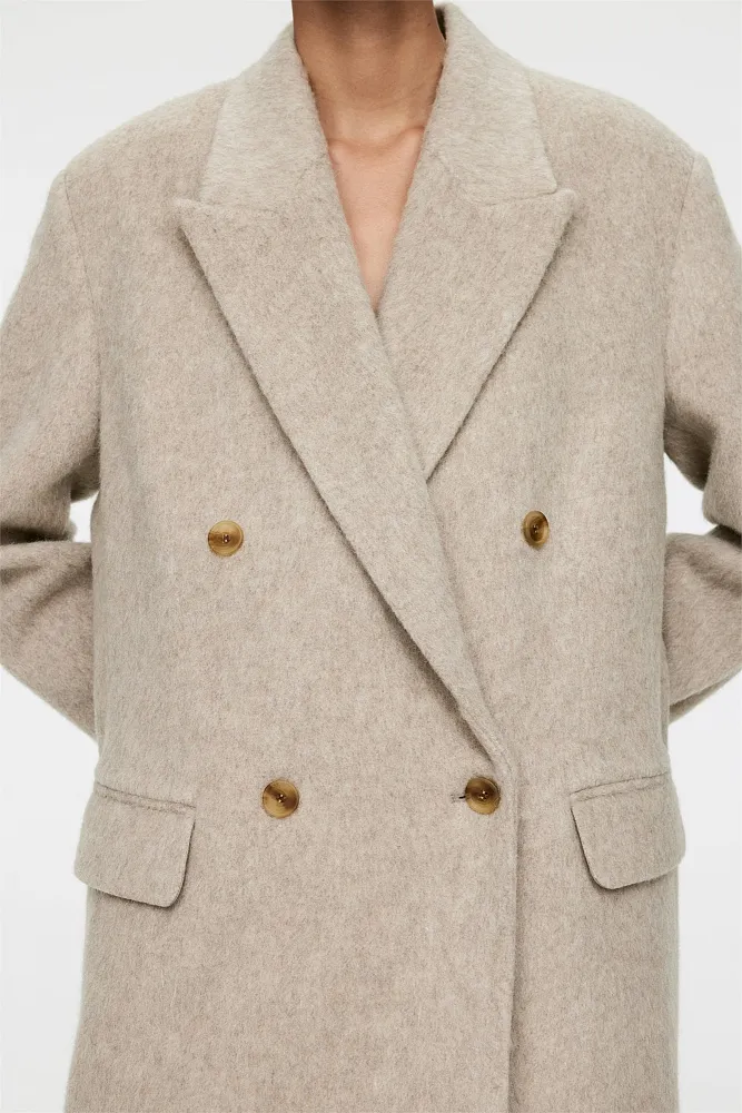 Двубортный пиджак из шерсти ARKET