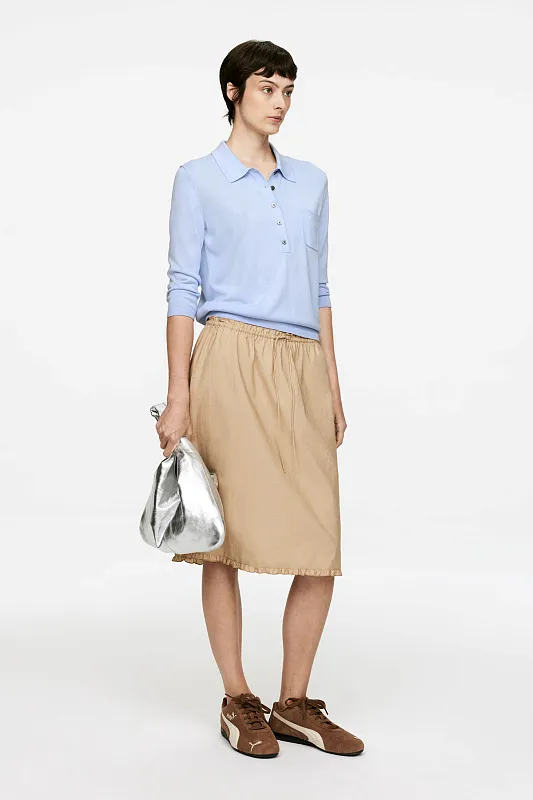 Трикотажная рубашка-поло ARKET Трикотажная рубашка-поло ARKET