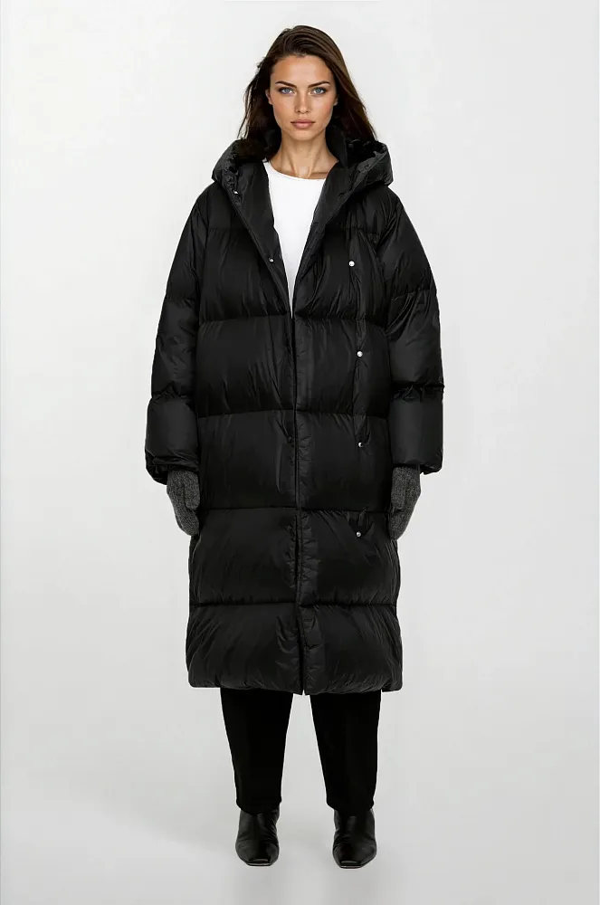 Длинный пуховик