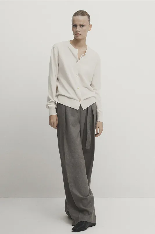 Кардиган из смесовой шерсти