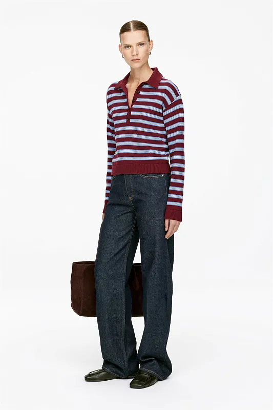 Трикотажная рубашка-поло ARKET Трикотажная рубашка-поло ARKET