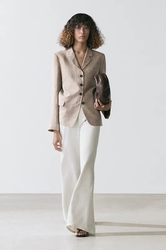 Льняной пиджак MASSIMO DUTTI Льняной пиджак MASSIMO DUTTI