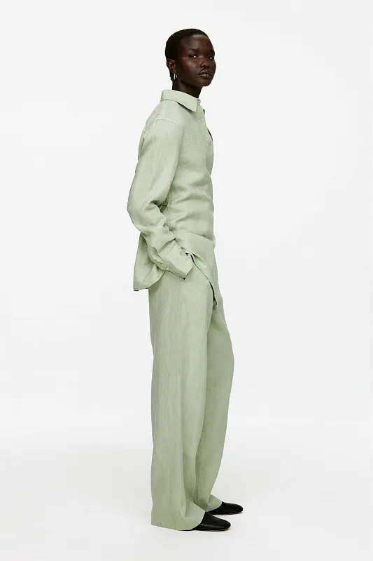 Льняные брюки ARKET Льняные брюки ARKET