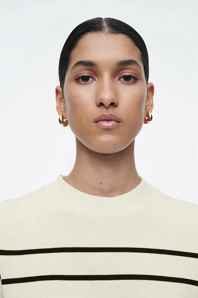 Трикотажный топ классического кроя COS