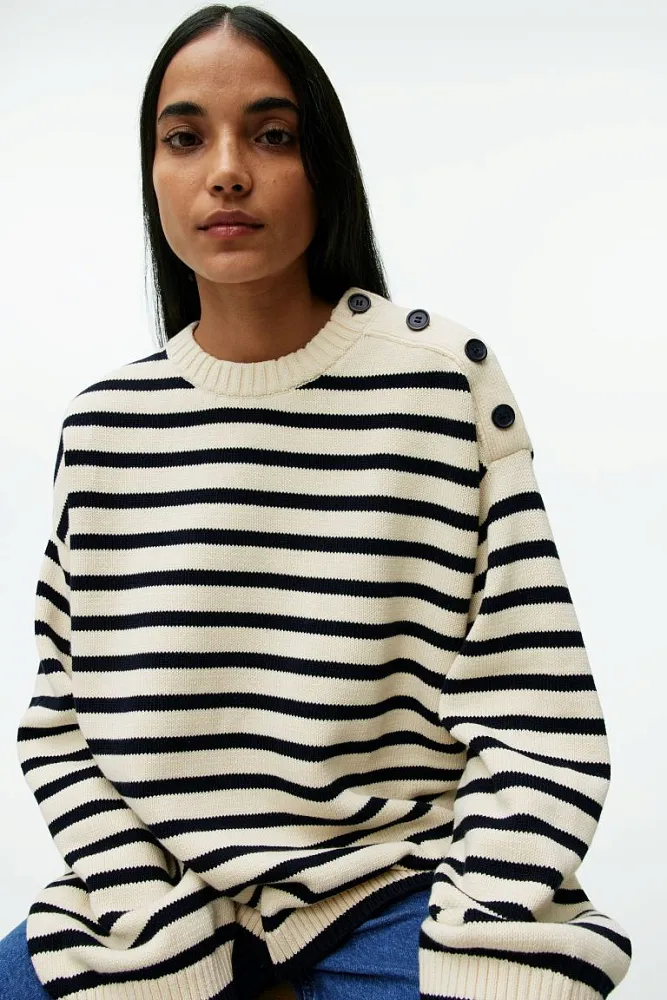 Джемпер хлопковый oversize ARKET