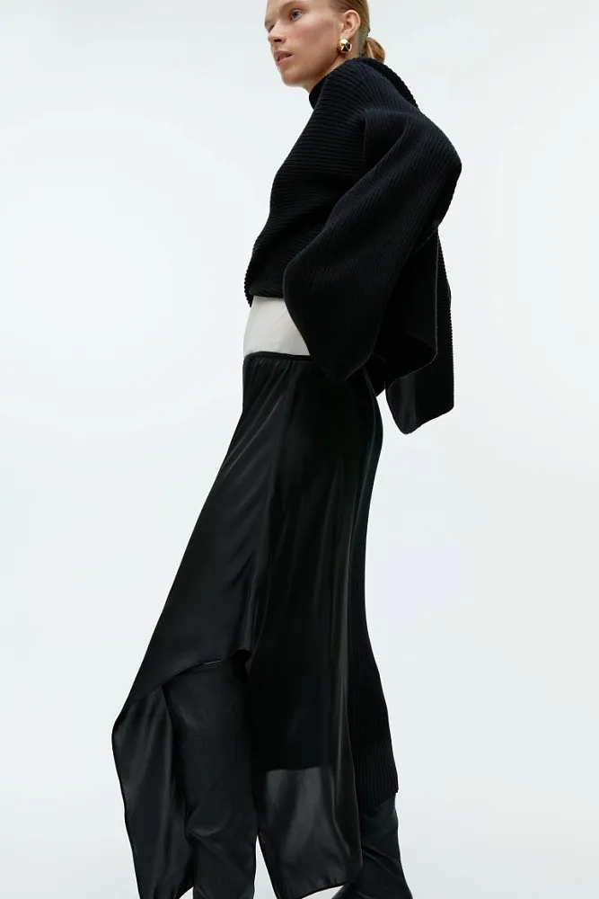 Драпированная юбка из смесовой шерсти ARKET