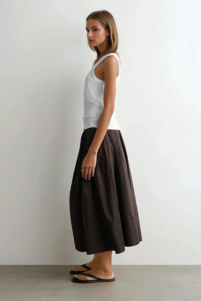 Майка в рубчик COS