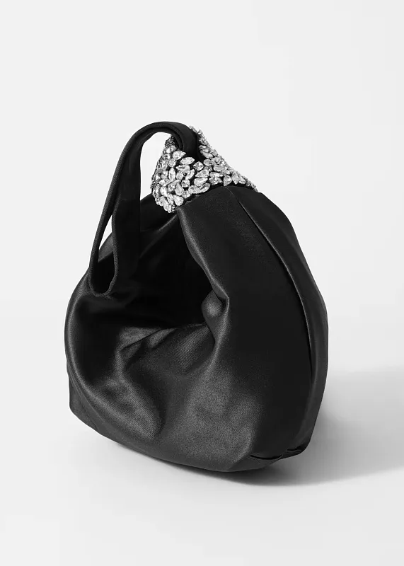 Атласная сумочка с кристаллами & OTHER STORIES Атласная сумочка с кристаллами & OTHER STORIES