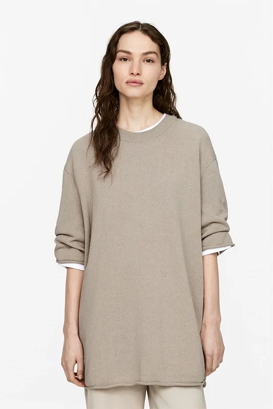 Футболка из льна и хлопка