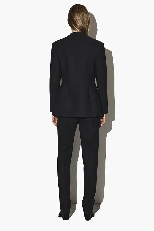 Приталенный пиджак без воротника COS Приталенный пиджак без воротника COS