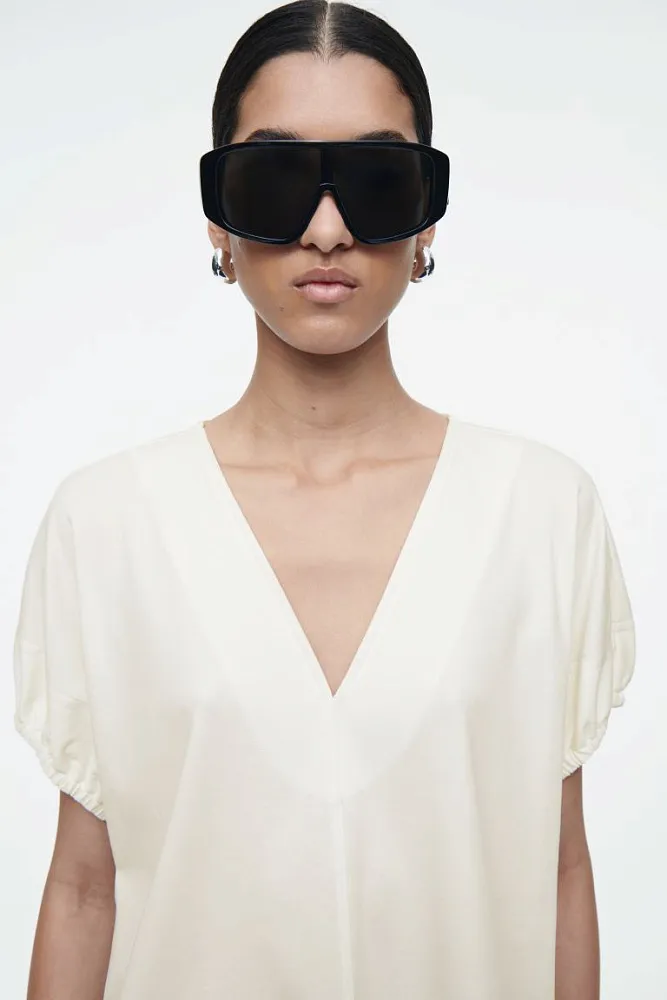 Хлопковая блуза COS