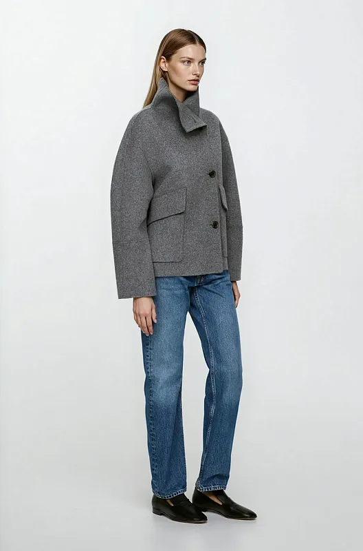 Полупальто из смесовой шерсти ARKET Полупальто из смесовой шерсти ARKET