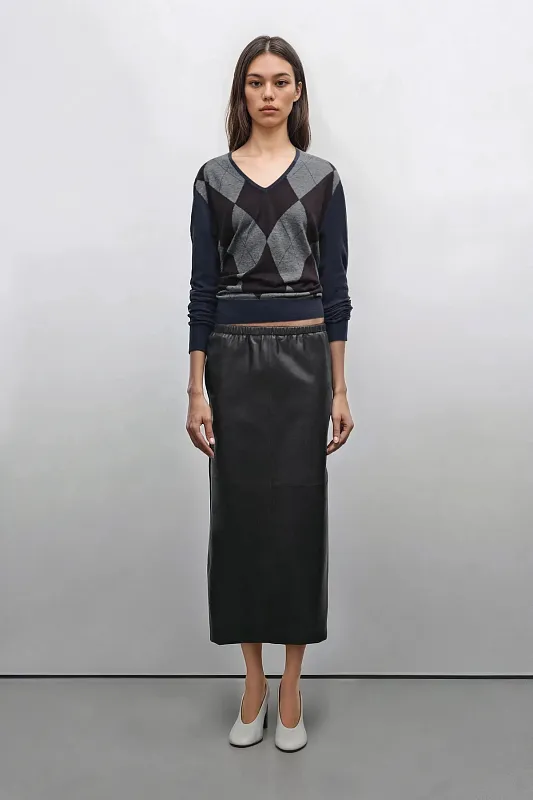 Пуловер из смеси шерсти и шелка