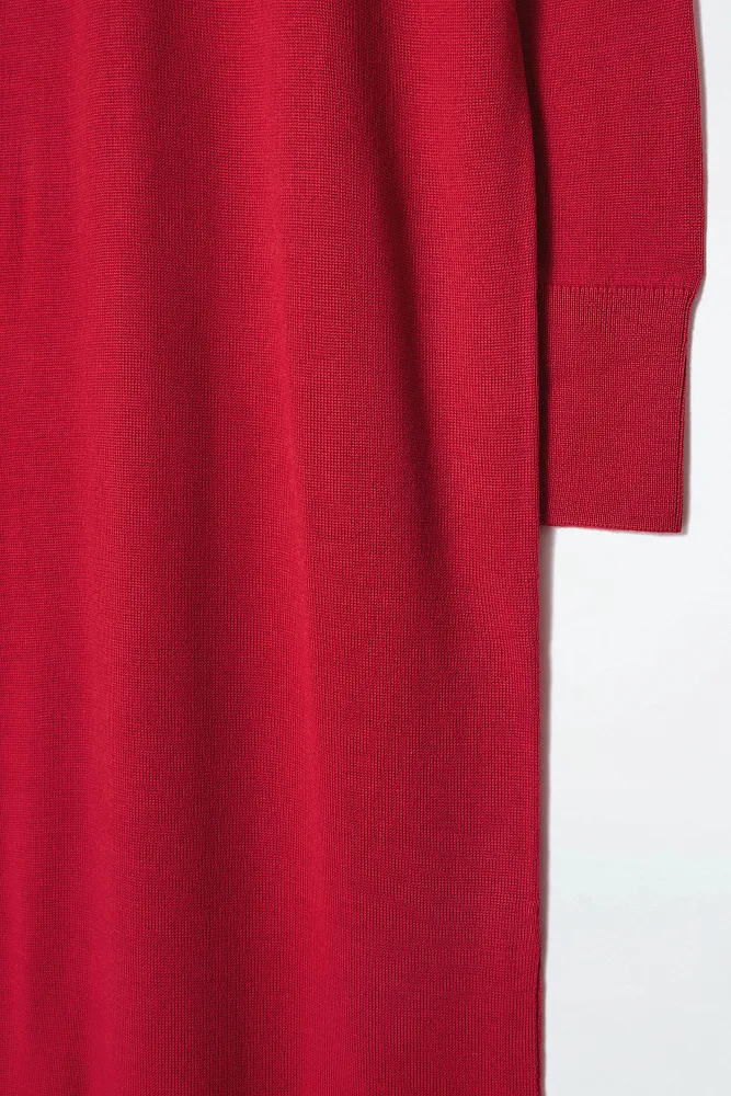 Платье-водолазка из мериносовой шерсти COS