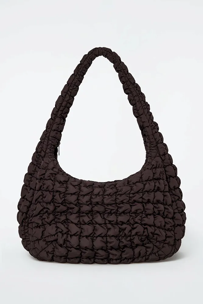 Стеганая сумка кроссбоди oversize COS