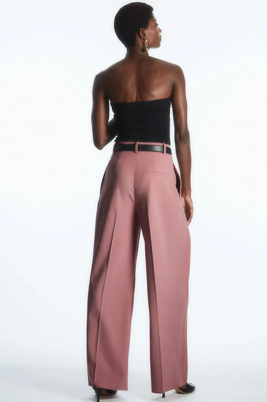 Брюки из шерсти COS   Брюки из шерсти COS